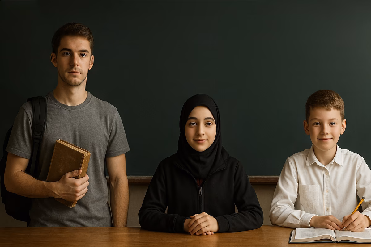 Stages of education diagram